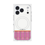 Premium Square Case with MagSafe［ CASEPLAY Tartan Check - Pink ］