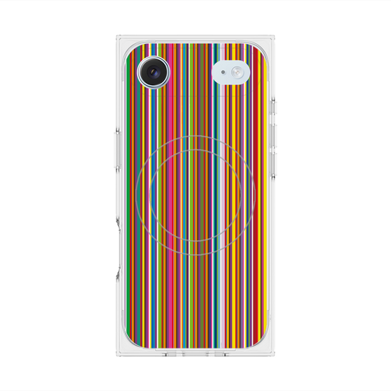 Premium Square Case with MagSafe［ Colorful Stripe ］