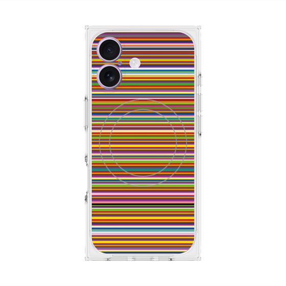 Premium Square Case with MagSafe［ Colorful Boader ］