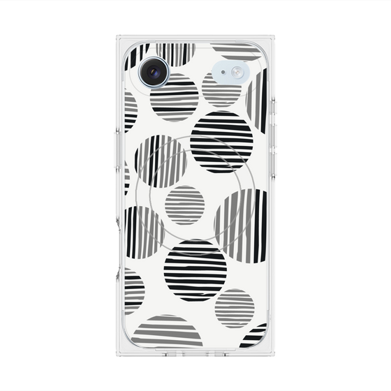 Premium Square Case with MagSafe［ Nordic Dot - Black ］