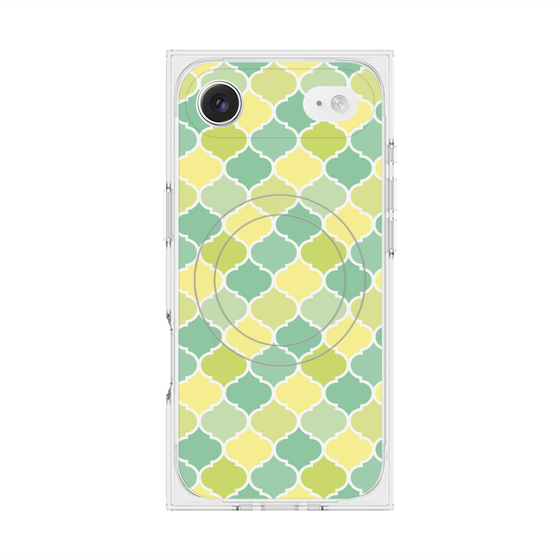 Premium Square Case with MagSafe［ Moroccan1 color - Green ］