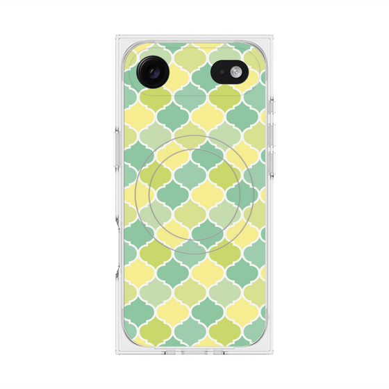 Premium Square Case with MagSafe［ Moroccan1 color - Green ］