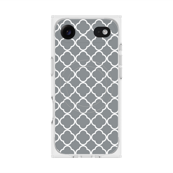 Premium Square Case with MagSafe［ Moroccan2 - Gray ］