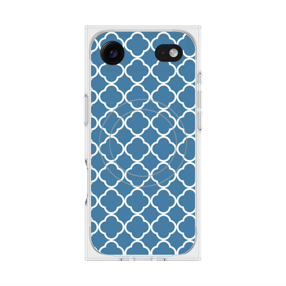 Premium Square Case with MagSafe［ Moroccan2 - Blue ］