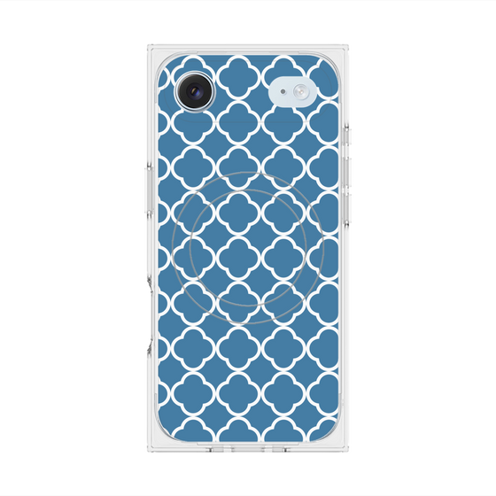 Premium Square Case with MagSafe［ Moroccan2 - Blue ］