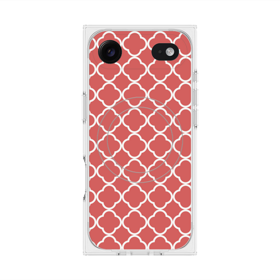 Premium Square Case with MagSafe［ Moroccan2 - Red ］