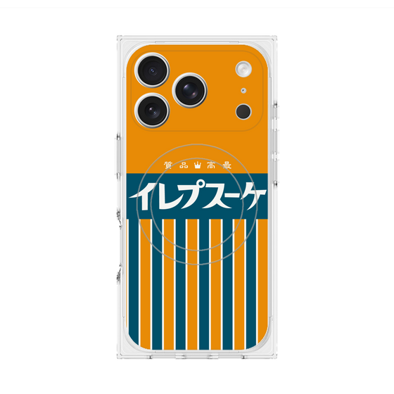 Premium Square Case with MagSafe［ CASEPLAY Retro - Orange ］