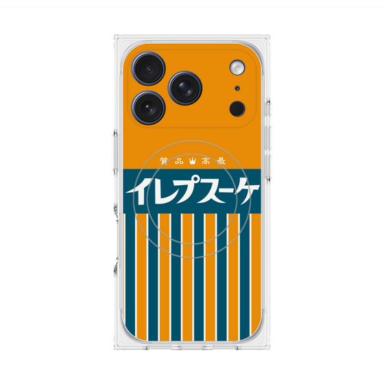 Premium Square Case with MagSafe［ CASEPLAY Retro - Orange ］