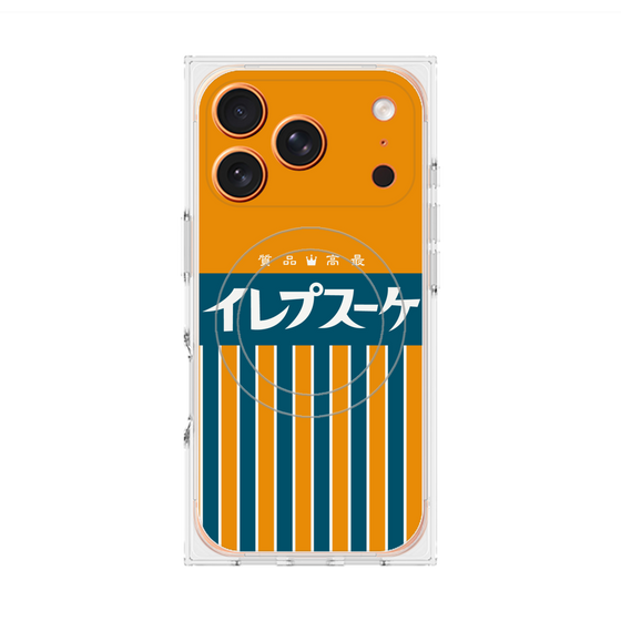 Premium Square Case with MagSafe［ CASEPLAY Retro - Orange ］