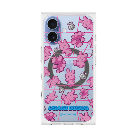 Premium Square Case with MagSafe［ Original - Rabbit Disco ］