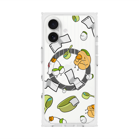 Premium Square Case with MagSafe［ Original - Bird Sauna ］