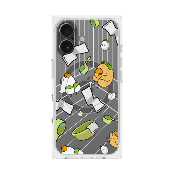 Premium Square Case with MagSafe［ Original - Bird Sauna ］