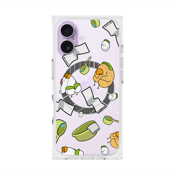 Premium Square Case with MagSafe［ Original - Bird Sauna ］