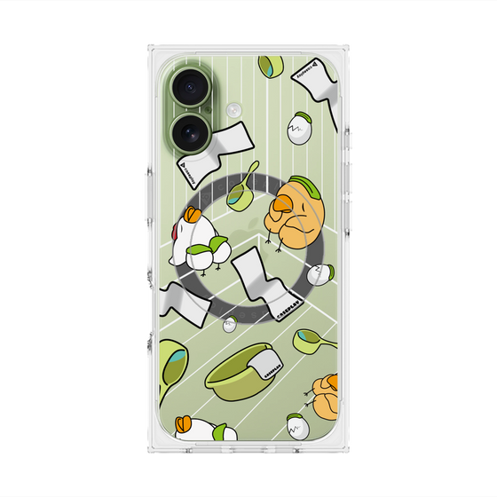 Premium Square Case with MagSafe［ Original - Bird Sauna ］