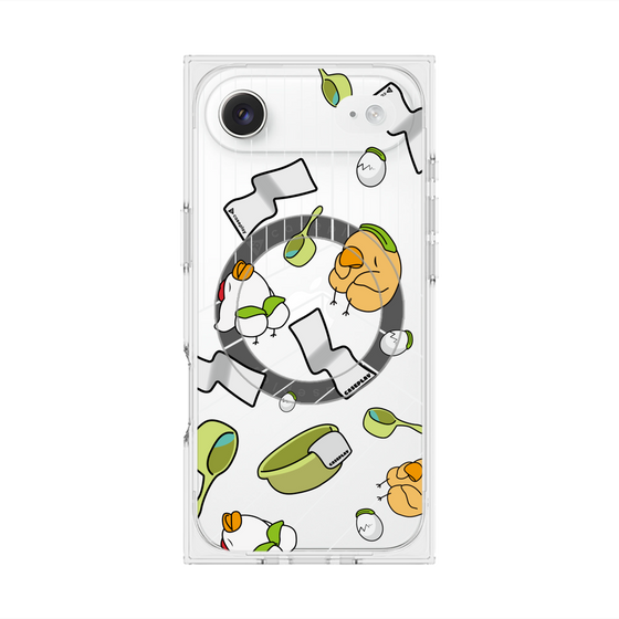 Premium Square Case with MagSafe［ Original - Bird Sauna ］