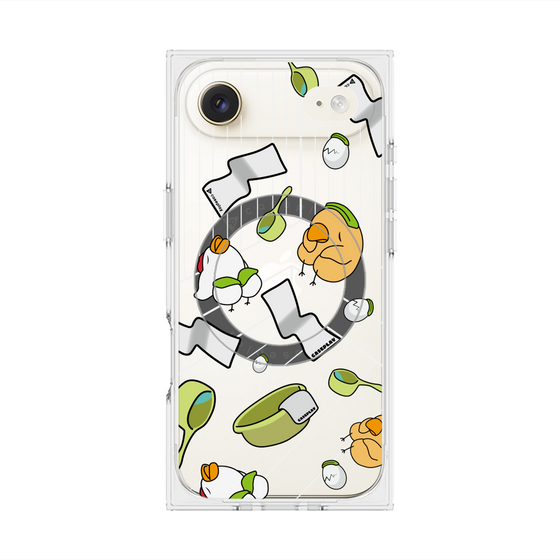 Premium Square Case with MagSafe［ Original - Bird Sauna ］