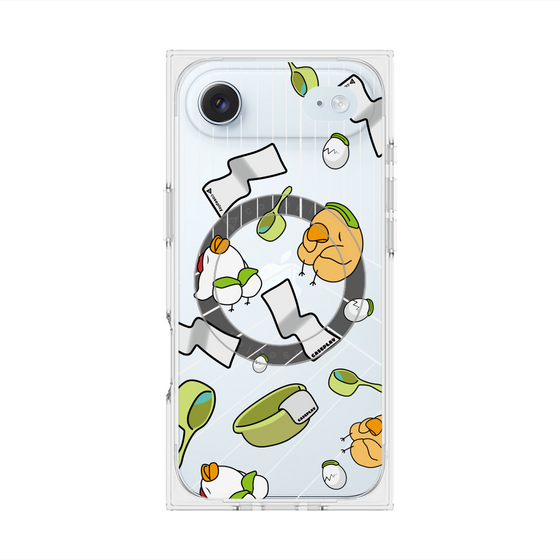 Premium Square Case with MagSafe［ Original - Bird Sauna ］