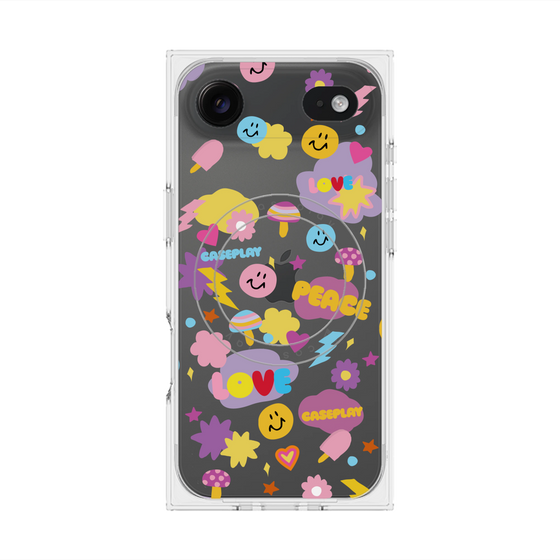 Premium Square Case with MagSafe［ Original - LOVE & PEACE ］