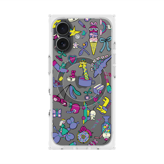 Premium Square Case with MagSafe［ Original - Mystery Toy Box ］