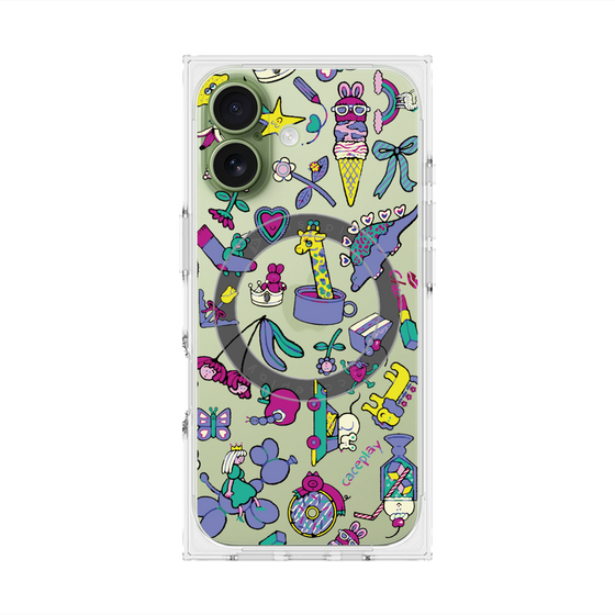 Premium Square Case with MagSafe［ Original - Mystery Toy Box ］