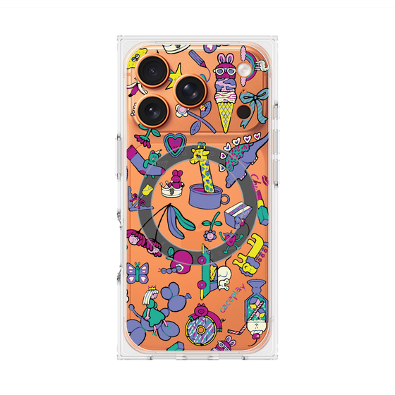 Premium Square Case with MagSafe［ Original - Mystery Toy Box ］