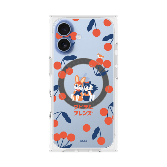 Premium Square Case with MagSafe［ Kuppyramu Friends - Cherry ］