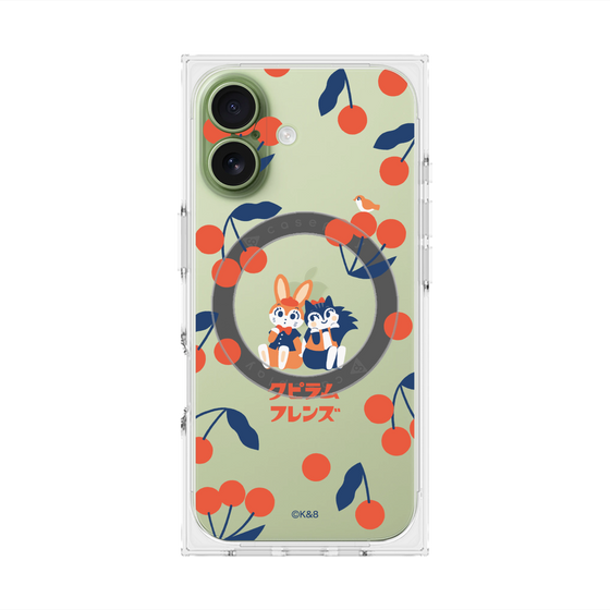 Premium Square Case with MagSafe［ Kuppyramu Friends - Cherry ］