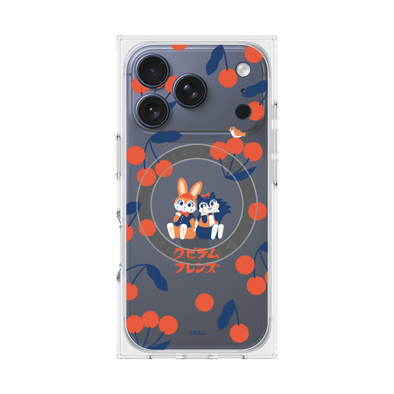 Premium Square Case with MagSafe［ Kuppyramu Friends - Cherry ］