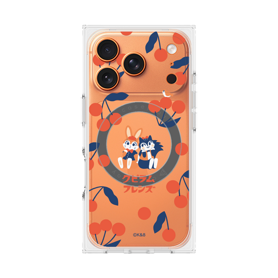 Premium Square Case with MagSafe［ Kuppyramu Friends - Cherry ］