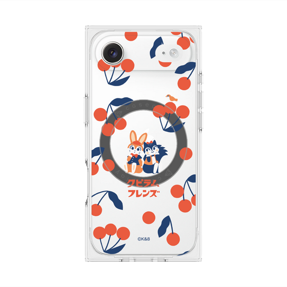 Premium Square Case with MagSafe［ Kuppyramu Friends - Cherry ］