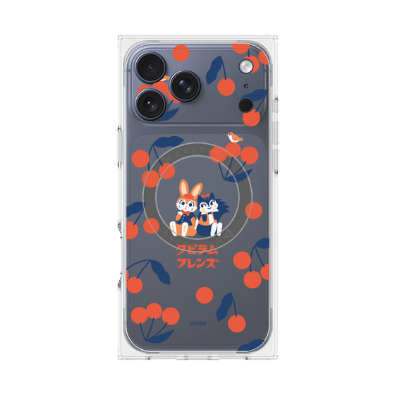 Premium Square Case with MagSafe［ Kuppyramu Friends - Cherry ］