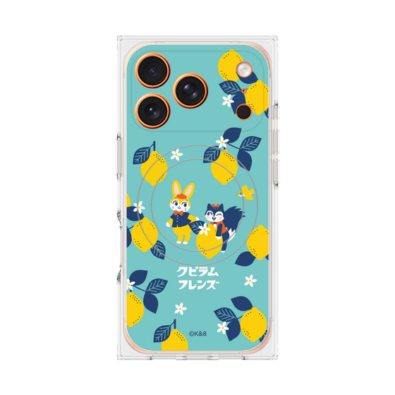 Premium Square Case with MagSafe［ Kuppyramu Friends - Lemon ］