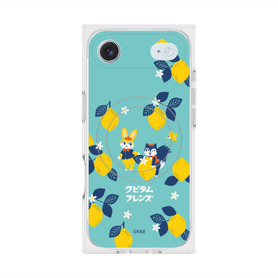 Premium Square Case with MagSafe［ Kuppyramu Friends - Lemon ］