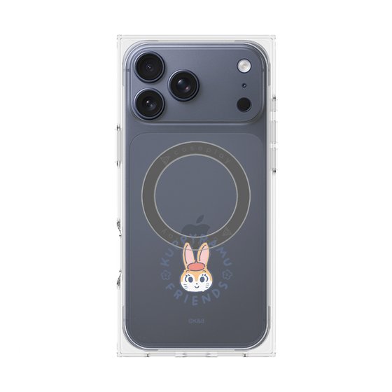 Premium Square Case with MagSafe［ Kuppyramu Friends - Logo - Kuppy ］