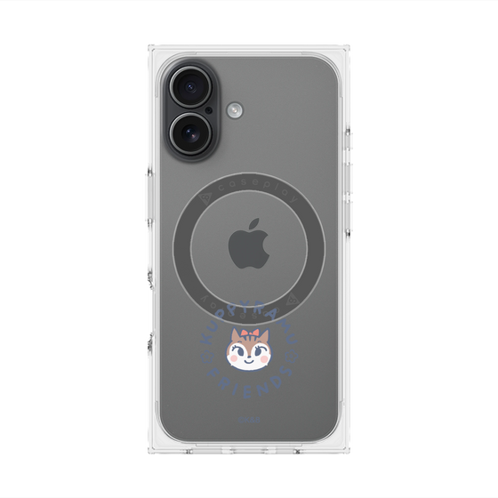 Premium Square Case with MagSafe［ Kuppyramu Friends - Logo - Ram ］