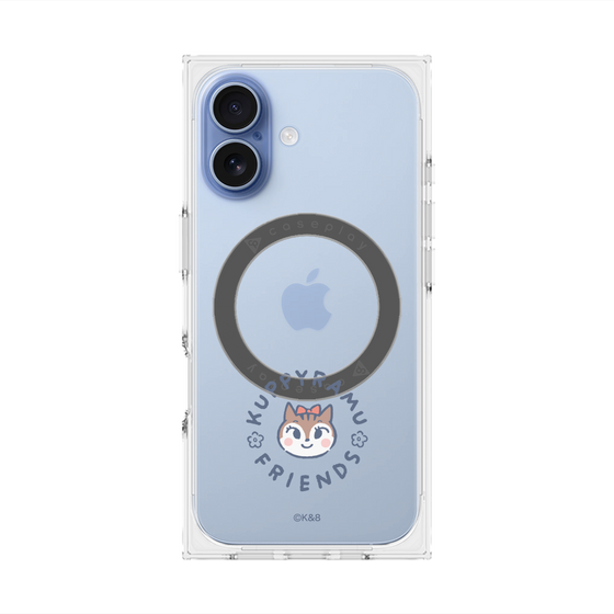 Premium Square Case with MagSafe［ Kuppyramu Friends - Logo - Ram ］