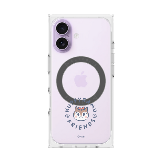 Premium Square Case with MagSafe［ Kuppyramu Friends - Logo - Ram ］