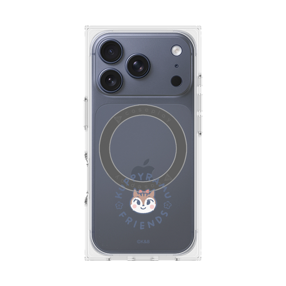 Premium Square Case with MagSafe［ Kuppyramu Friends - Logo - Ram ］