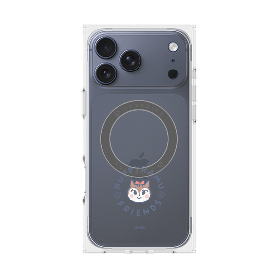 Premium Square Case with MagSafe［ Kuppyramu Friends - Logo - Ram ］