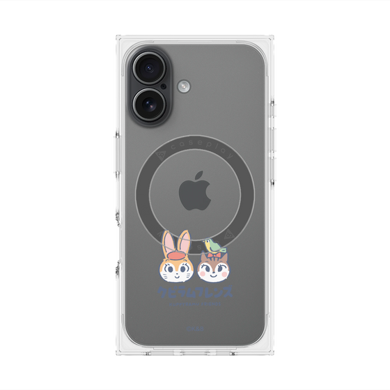 Premium Square Case with MagSafe［ Kuppyramu Friends - Logo - Nakayoshi  ］
