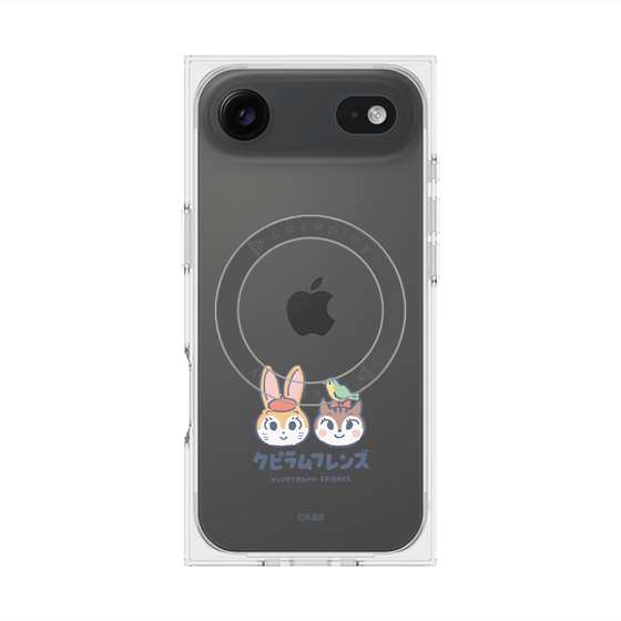 Premium Square Case with MagSafe［ Kuppyramu Friends - Logo - Nakayoshi  ］