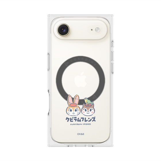 Premium Square Case with MagSafe［ Kuppyramu Friends - Logo - Nakayoshi  ］