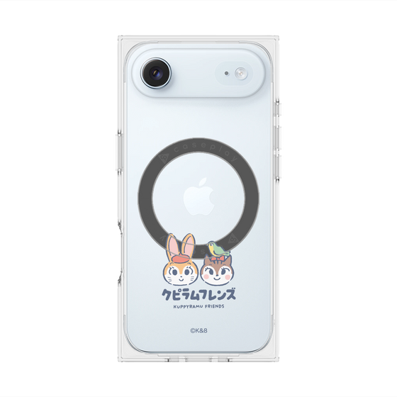 Premium Square Case with MagSafe［ Kuppyramu Friends - Logo - Nakayoshi  ］