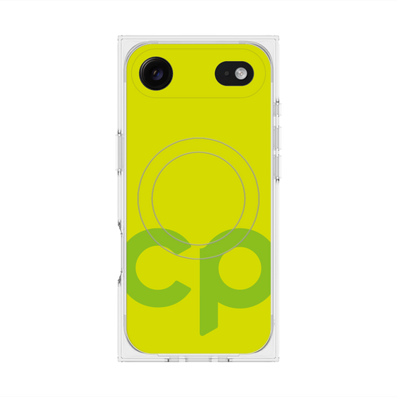 Premium Square Case with MagSafe［ Original - CASEPLAY Initial - Green ］