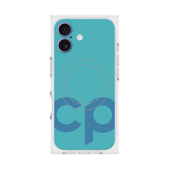 Premium Square Case with MagSafe［ Original - CASEPLAY Initial - Light Blue ］