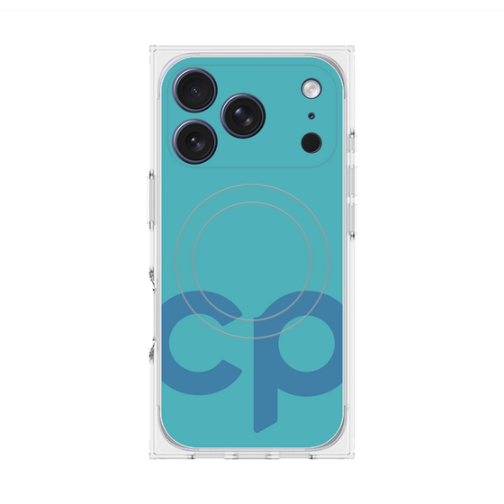 Premium Square Case with MagSafe［ Original - CASEPLAY Initial - Light Blue ］