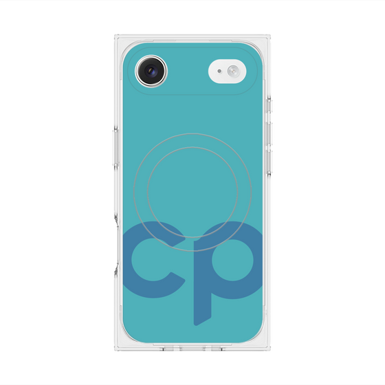 Premium Square Case with MagSafe［ Original - CASEPLAY Initial - Light Blue ］