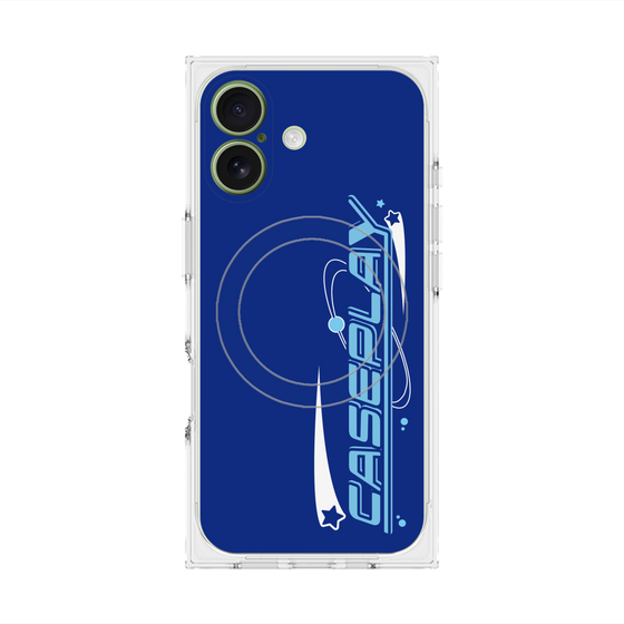 Premium Square Case with MagSafe［ Original - Y2K Arrange - Blue ］