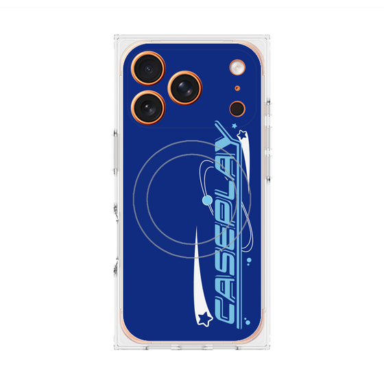 Premium Square Case with MagSafe［ Original - Y2K Arrange - Blue ］