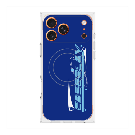 Premium Square Case with MagSafe［ Original - Y2K Arrange - Blue ］